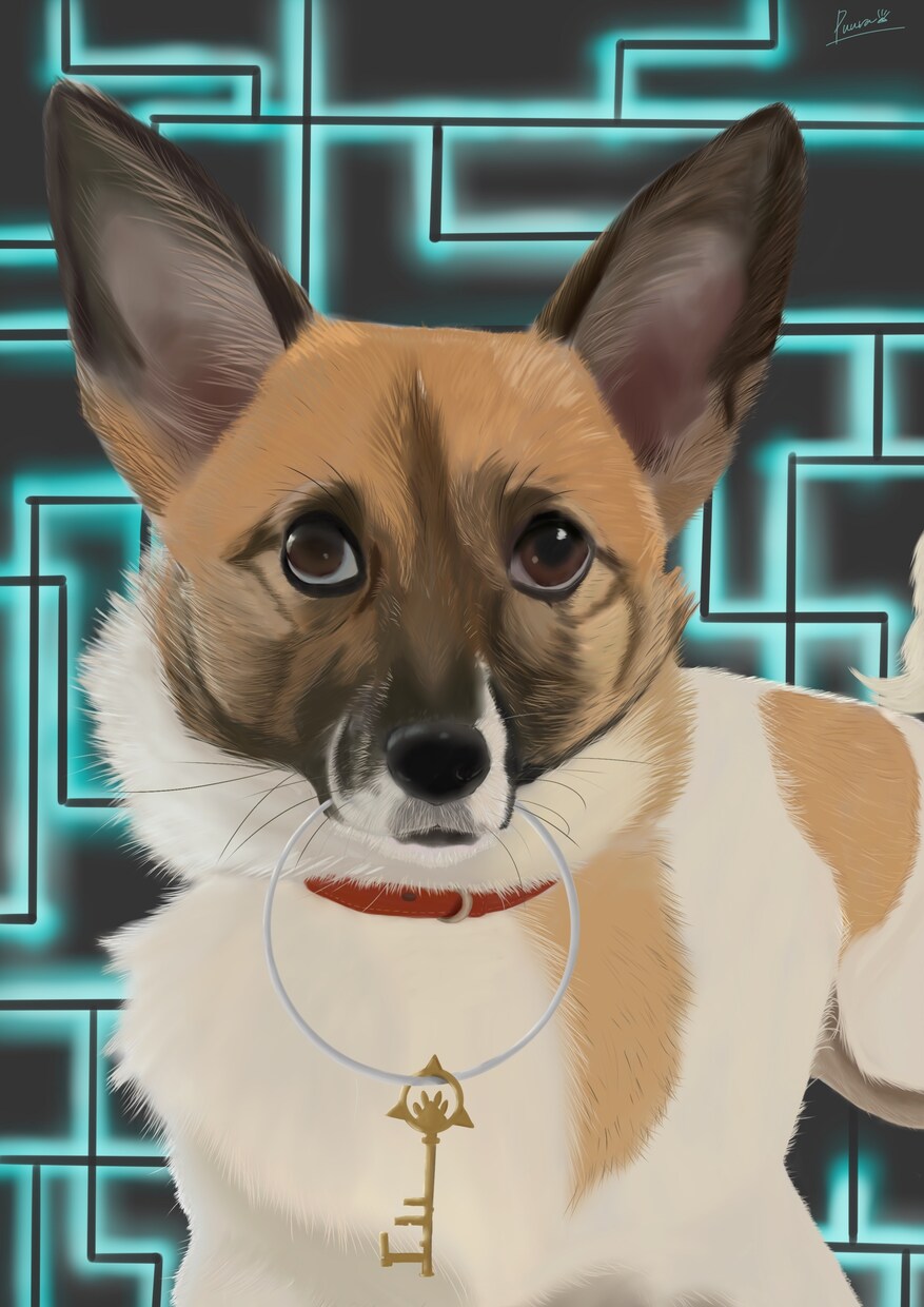 大事な家族ワンちゃんのイラストリアルに描きます ペットのリアルなイラストをアイコンやちょっとしたプレゼントに イメージ2