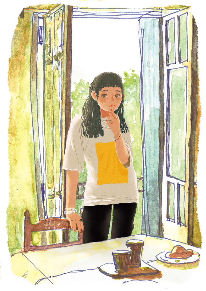 絵本のように暖かいイラストを作成します 人物や動物も◎優しい雰囲気が好きな方に。お気軽にどうぞ〜 イメージ5