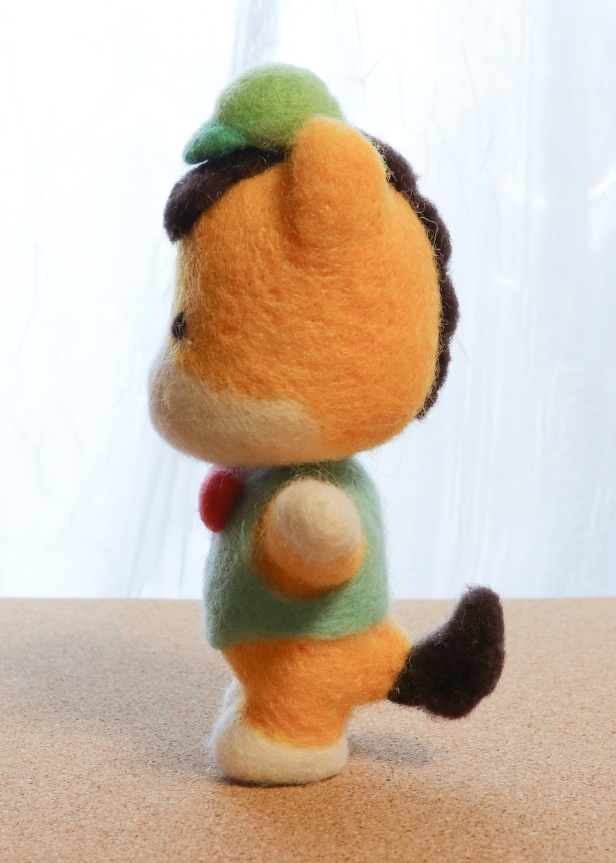 オリジナルの人形を羊毛フェルトで作ります 自由にポーズが変えられる人形です(基本15cmまで） イメージ10