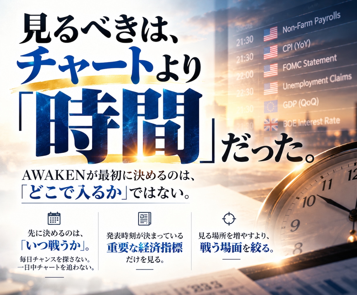 FX経済指標だけ狙う兼業トレード手法教えます 予想不要・チャート分析不要・張り付き不要｜発表の瞬間だけ狙う イメージ3