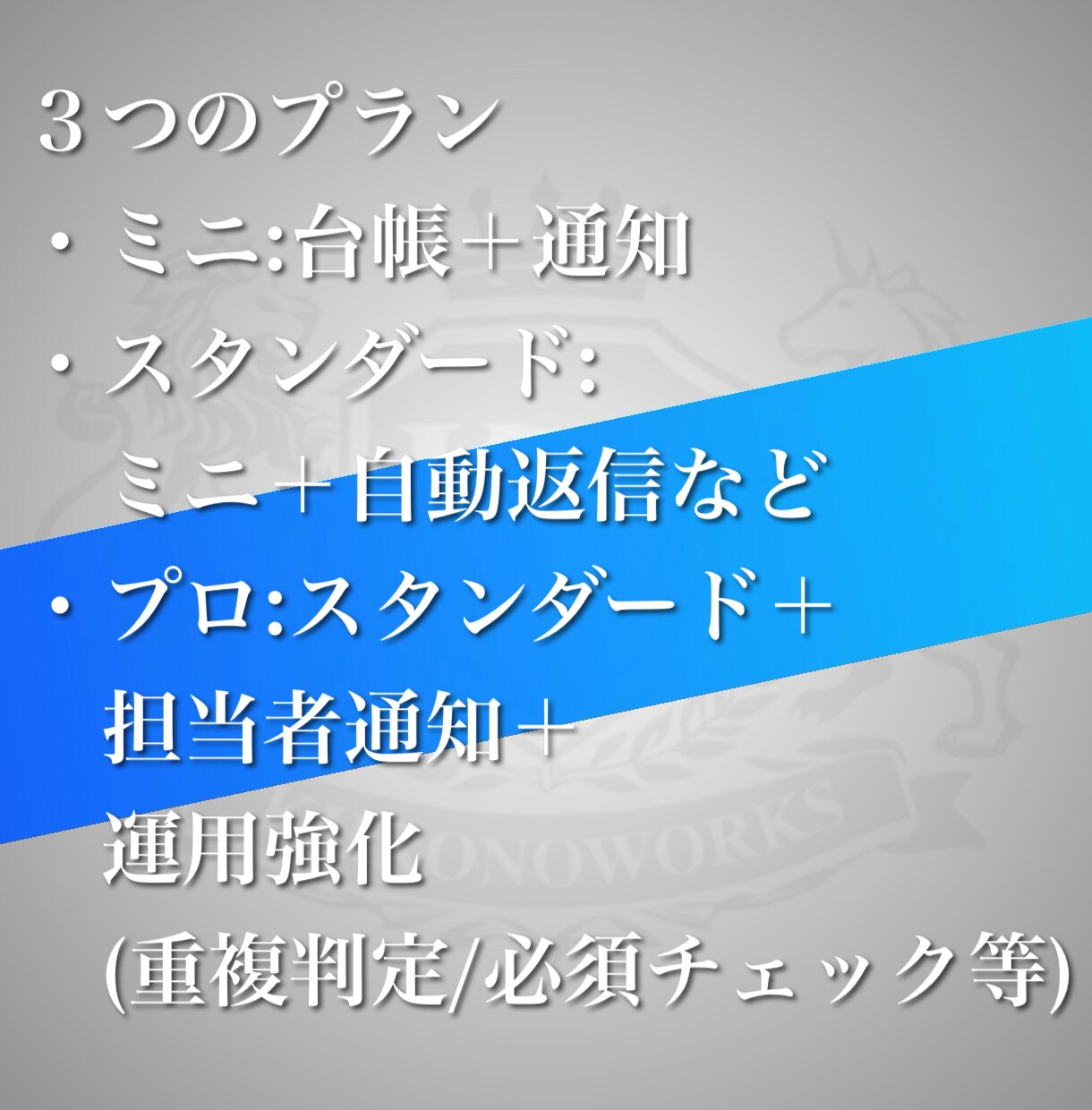 問い合わせ受付を自動化します 受付→台帳→自動返信→通知まで イメージ2
