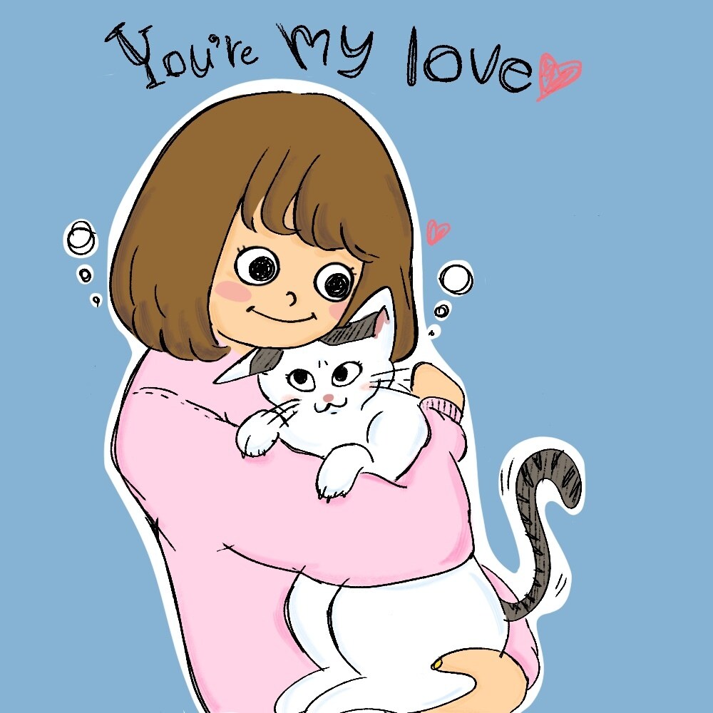 ゆる似顔絵がかわいいポップなアイコン描きます 手書きのゆる絵 シンプルでおしゃれな似顔絵アイコンオーダー イメージ5