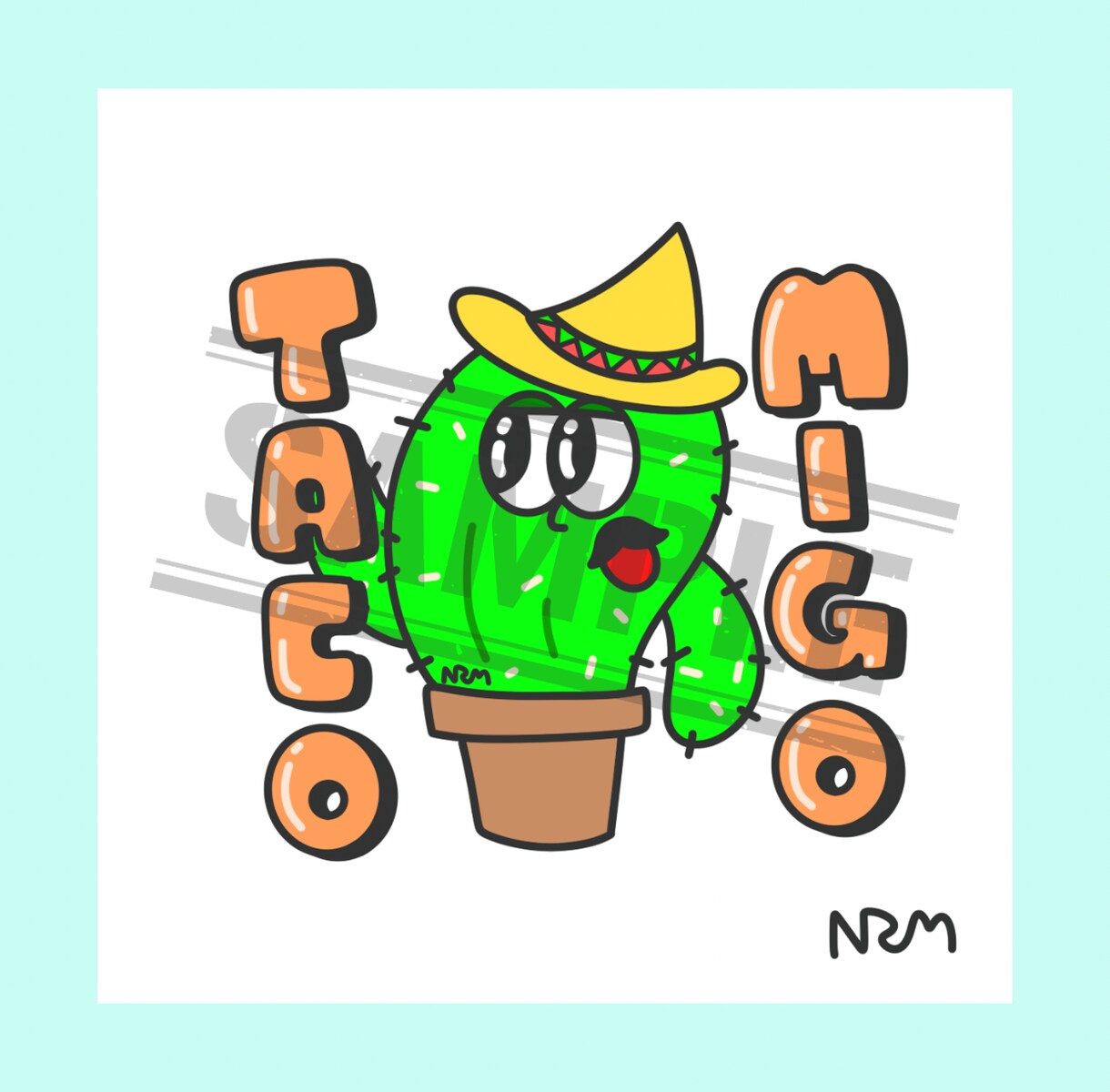 ポップなテイストでロゴ描きます 店舗やブランドなどのロゴイラストをポップに描きます イメージ4