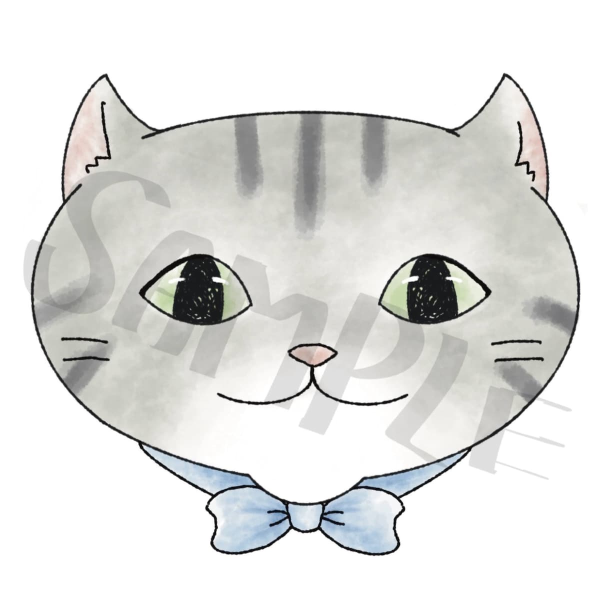 ゆるくてシンプルな猫イラスト描きます ブログやSNSで使える、あなただけのアイコンを作りませんか？ イメージ9