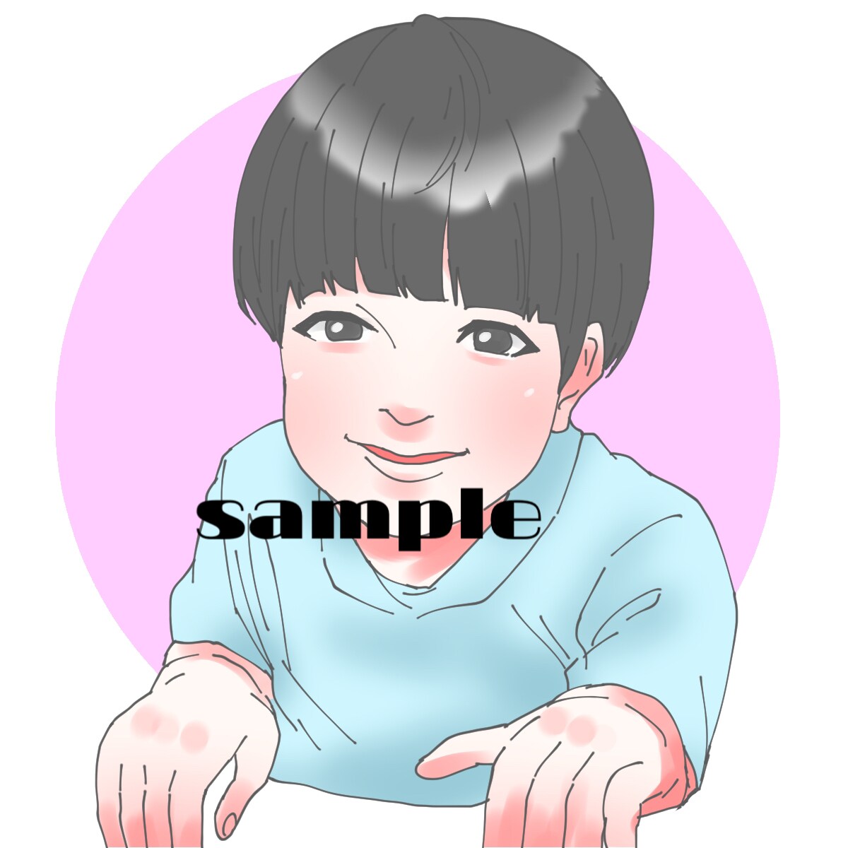 似顔絵描きます SNSのアイコンや、記念日、誕生日など特別な日のお祝いに！ イメージ2