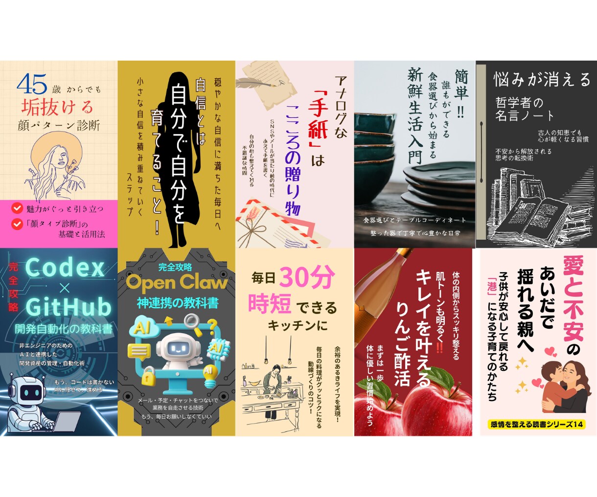 丸投げOK、電子書籍の表紙デザイン製作します 初めてでも丸投げOK！売れる電子書籍の表紙を制作します イメージ4