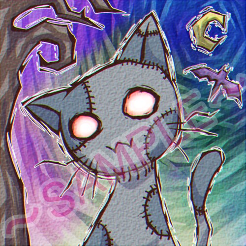 少し変わった画風のアイコン作ります 版画のような少し独特のアイコンです。 イメージ2