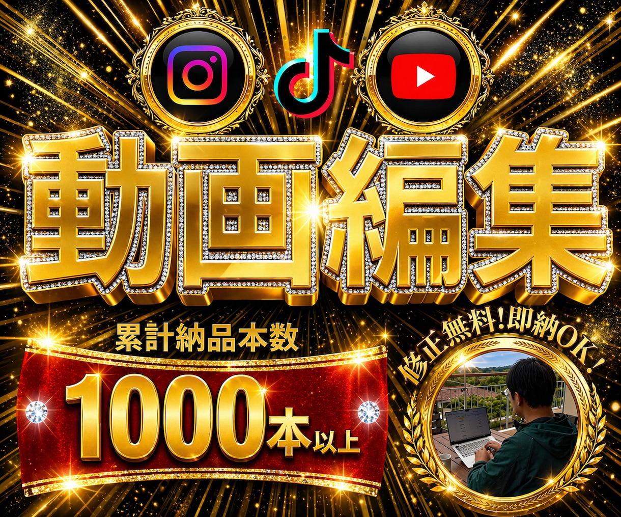 実績1000本！丸投げOK！ショート動画編集します 〜YouTube shorts・TikTok・リール対応〜 イメージ1