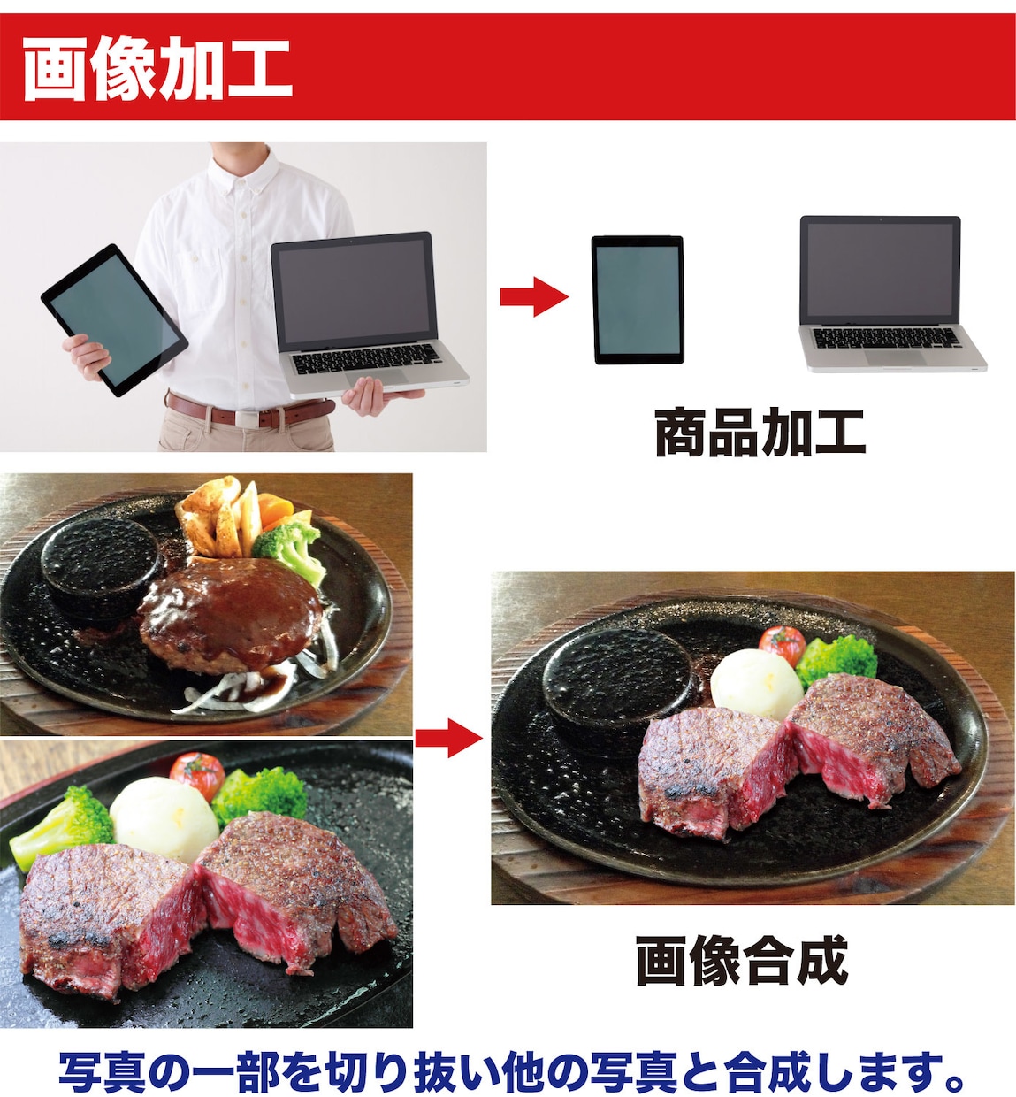 高品質低価格で１点１点、心を込めて丁寧に加工します 印刷・製版・制作会社で写真加工歴10年以上の経験があります イメージ6