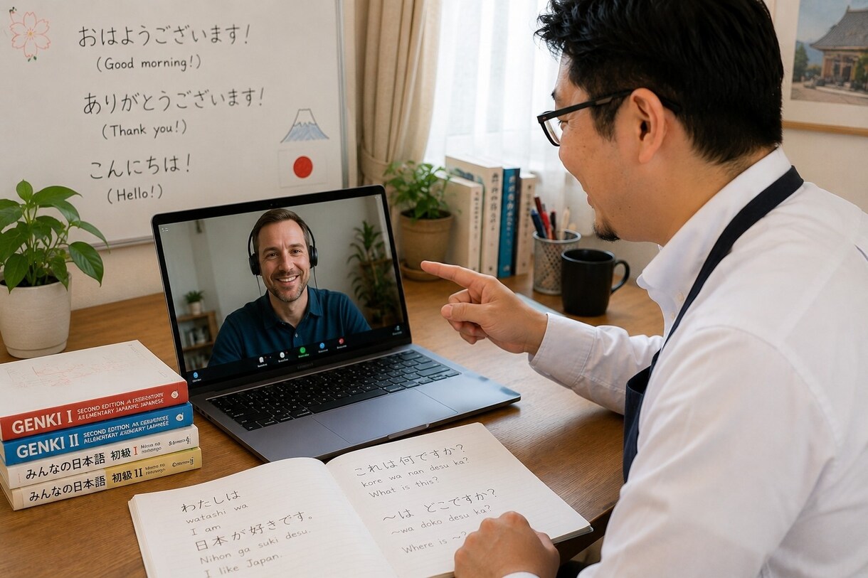 定期初回   オンライン日本語レッスンやります 独自メソッドで、話す・読む・聞く力がバランスよく伸びる イメージ3