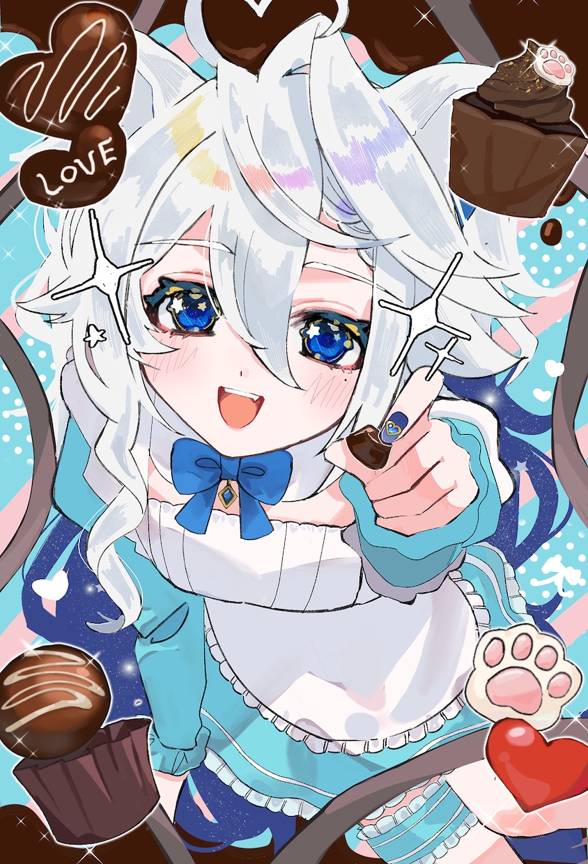 可愛く、目を引く素敵なイラスト作成いたします 立ち絵、1枚絵、キャラクターデザインなんでもおまかせ下さい！ イメージ1