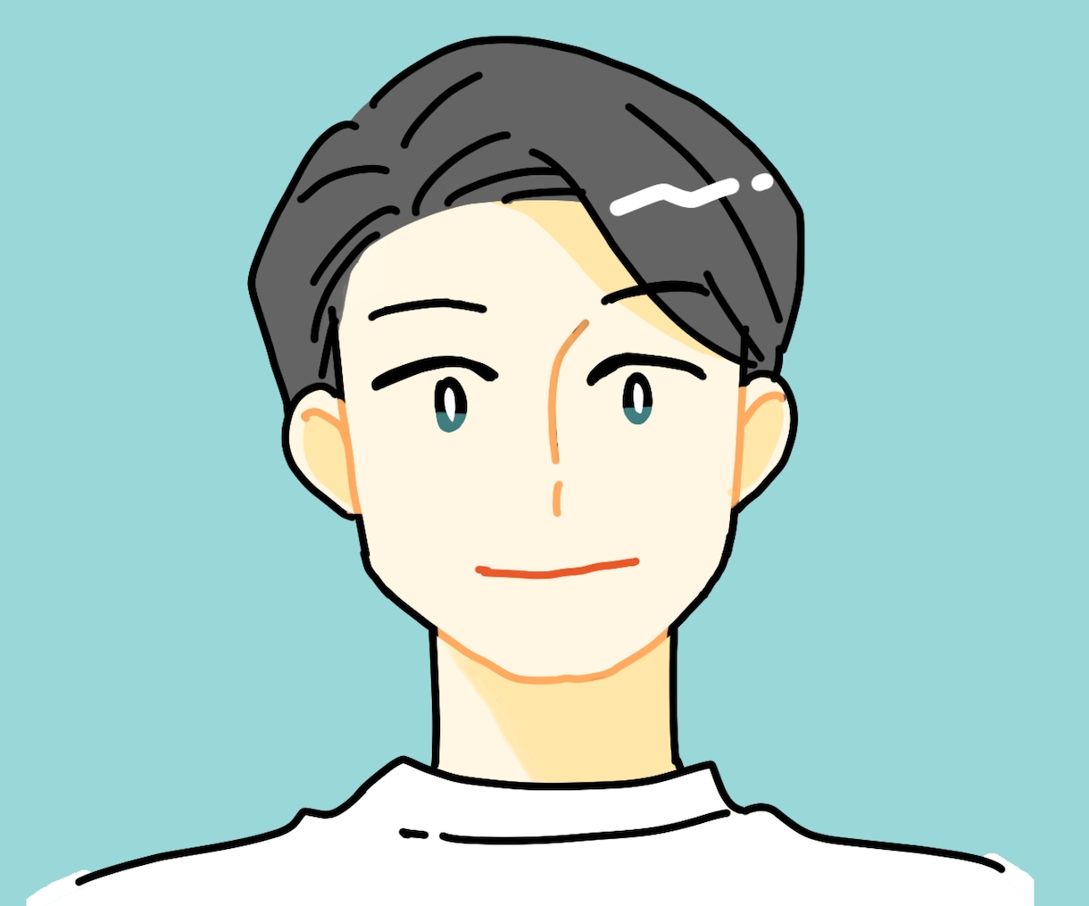 レトロポップ＆シンプルな似顔絵イラスト描きます 商用利用可、SNSやブログのアイコン、記念日、ビジネスにも イメージ3