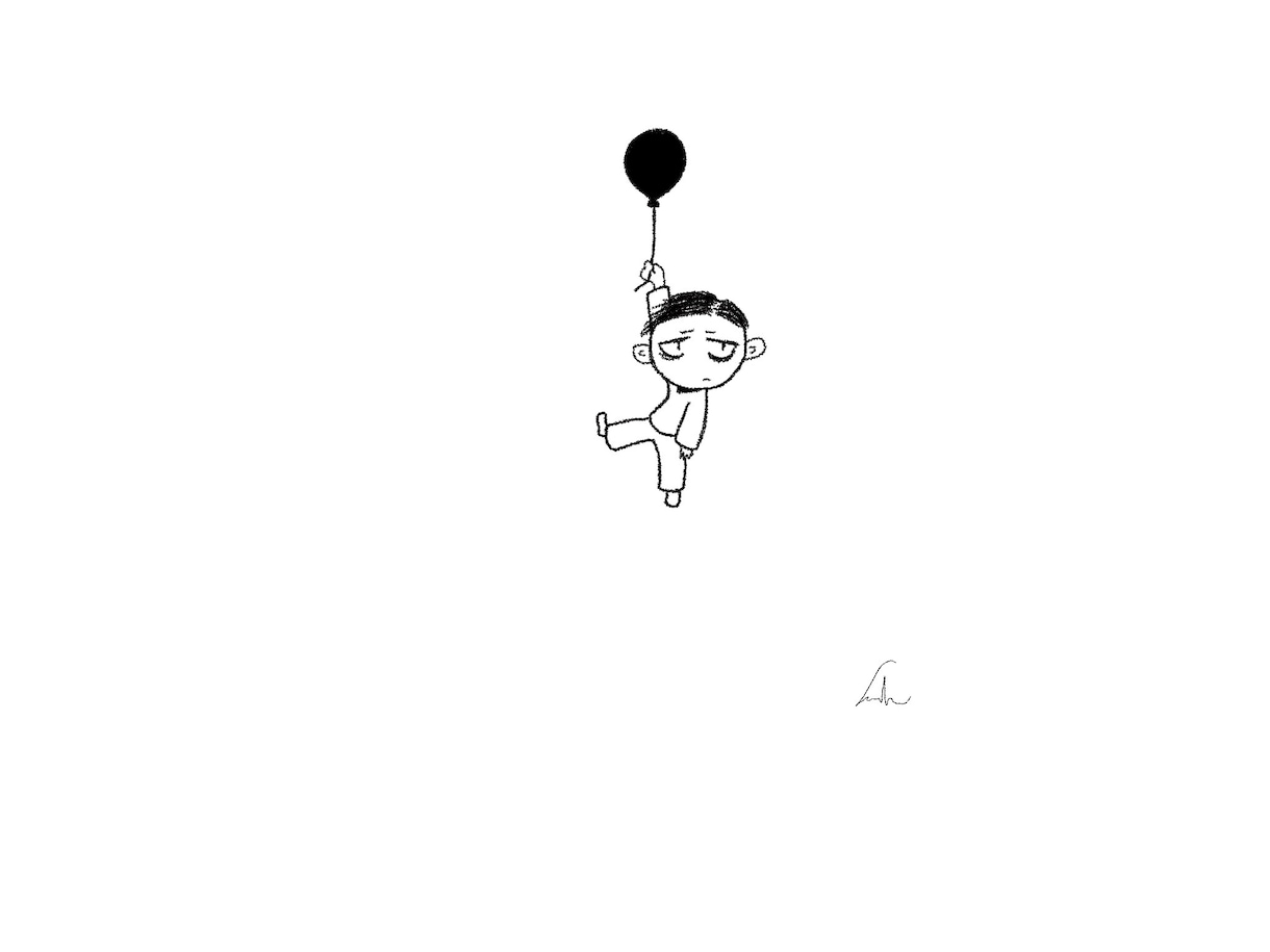 インフルエンサー御用達オシャレ白黒イラスト描きます SNSのプロフィール画像などに人気！ イメージ3