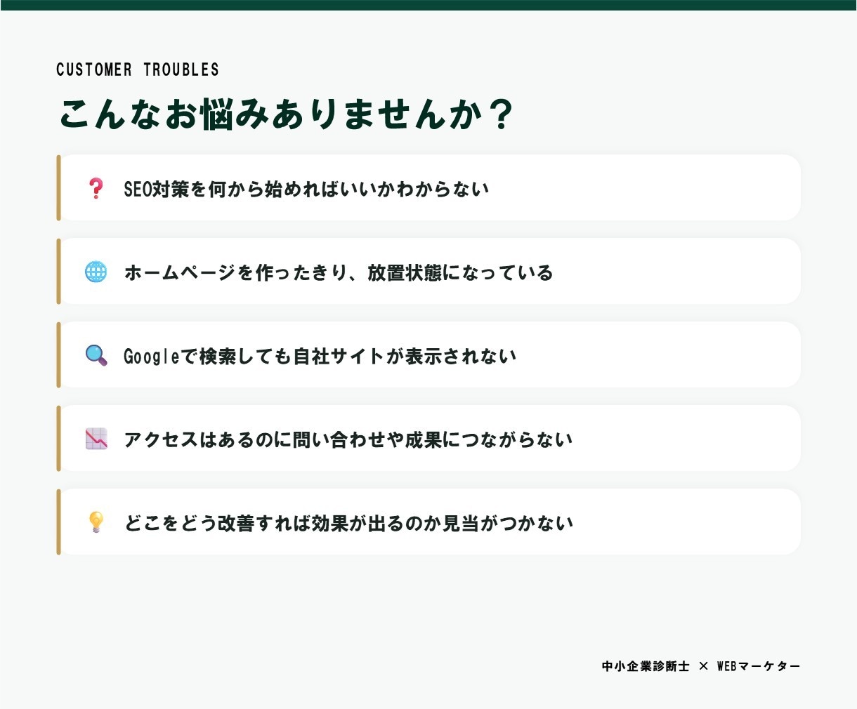 SEO初心者向けに改善点をアドバイスします SEO対策の“最初の一歩”をサポートします イメージ2