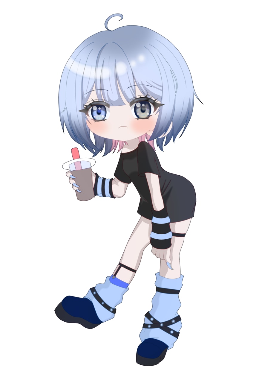 PNGTuberお仕立します 可愛らしいミニキャラで差分付きです！ イメージ1