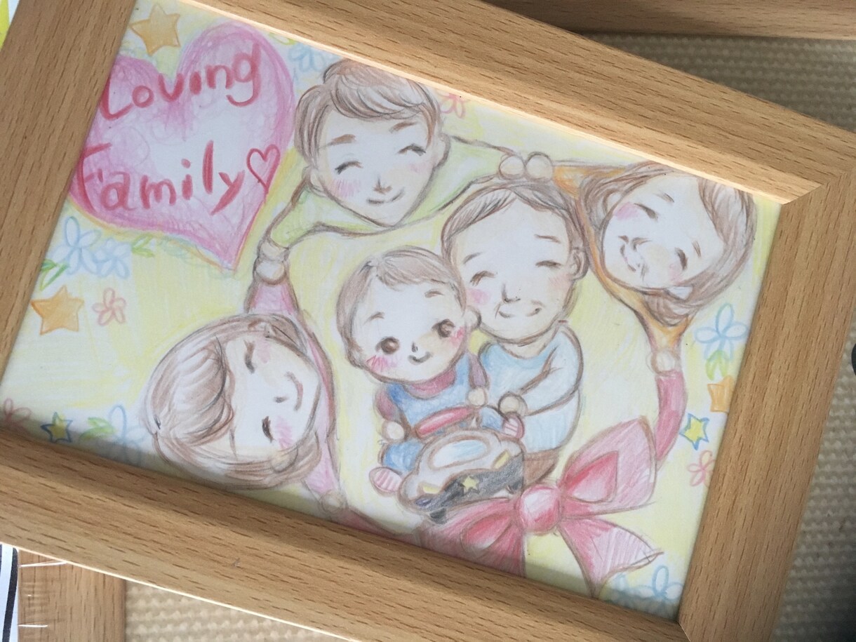 コロナに負けない似顔絵描きます みんなの笑顔へ！ポストカード、色紙等に似顔絵を描きます！ イメージ2