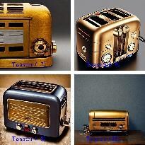 スチームパンク風なトースターをCGで制作しています Illustration of a toaster イメージ4