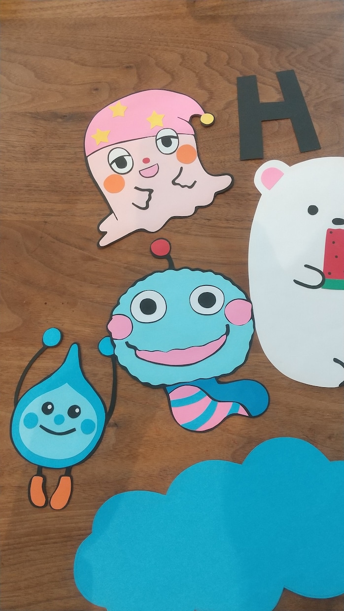 壁面などご要望に応じ製作いたします 保育士歴１２年！画用紙を使った細かい作業が好きです。 イメージ2