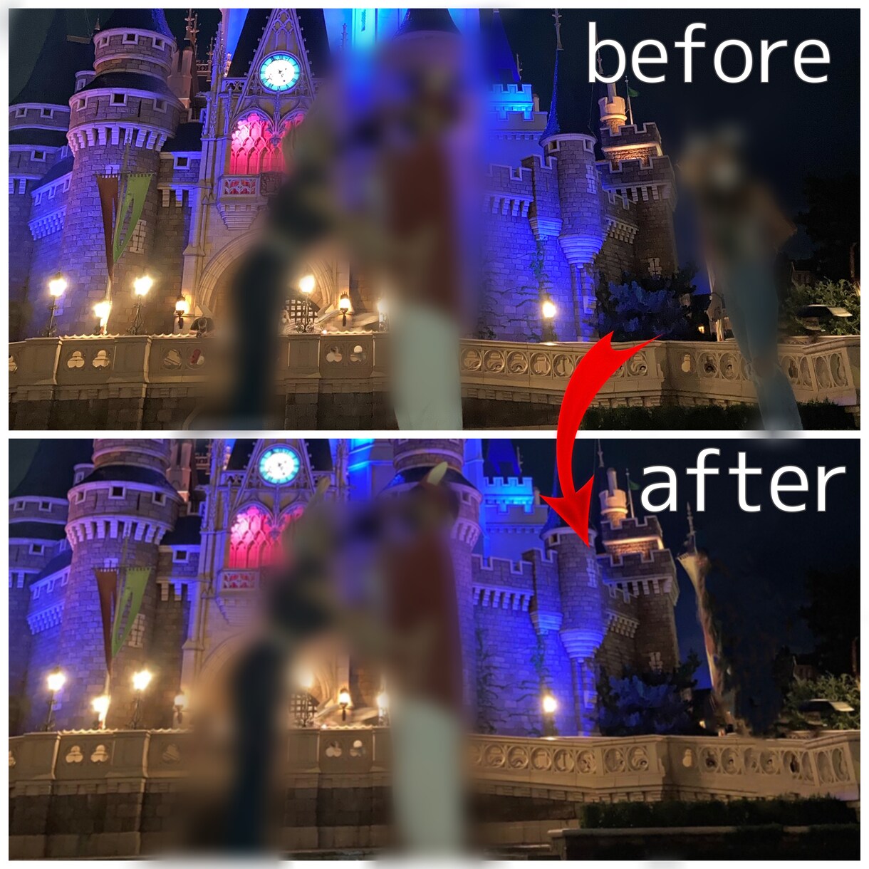 画像を加工、修正します 写りこんでしまった人や物を背景に馴染むように消します！ イメージ1
