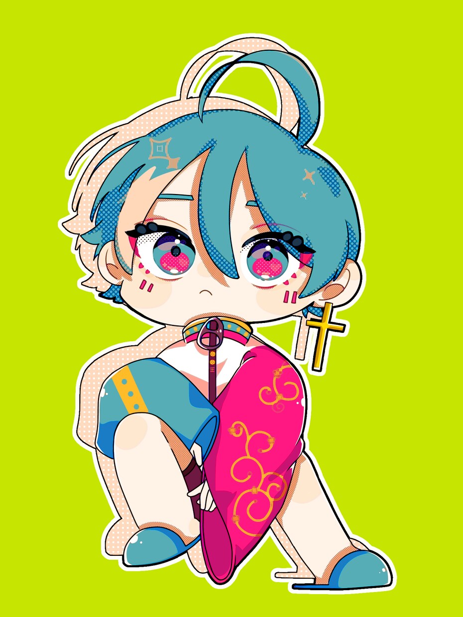 ポップで可愛いミニキャラ描きます ポップなSDイラストです。グッズ化などにも！ イメージ6