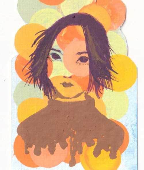 単色×ポルカドットのイラスト描きます ポルカドットの華やかさと線画のシャープさの融合 イメージ2