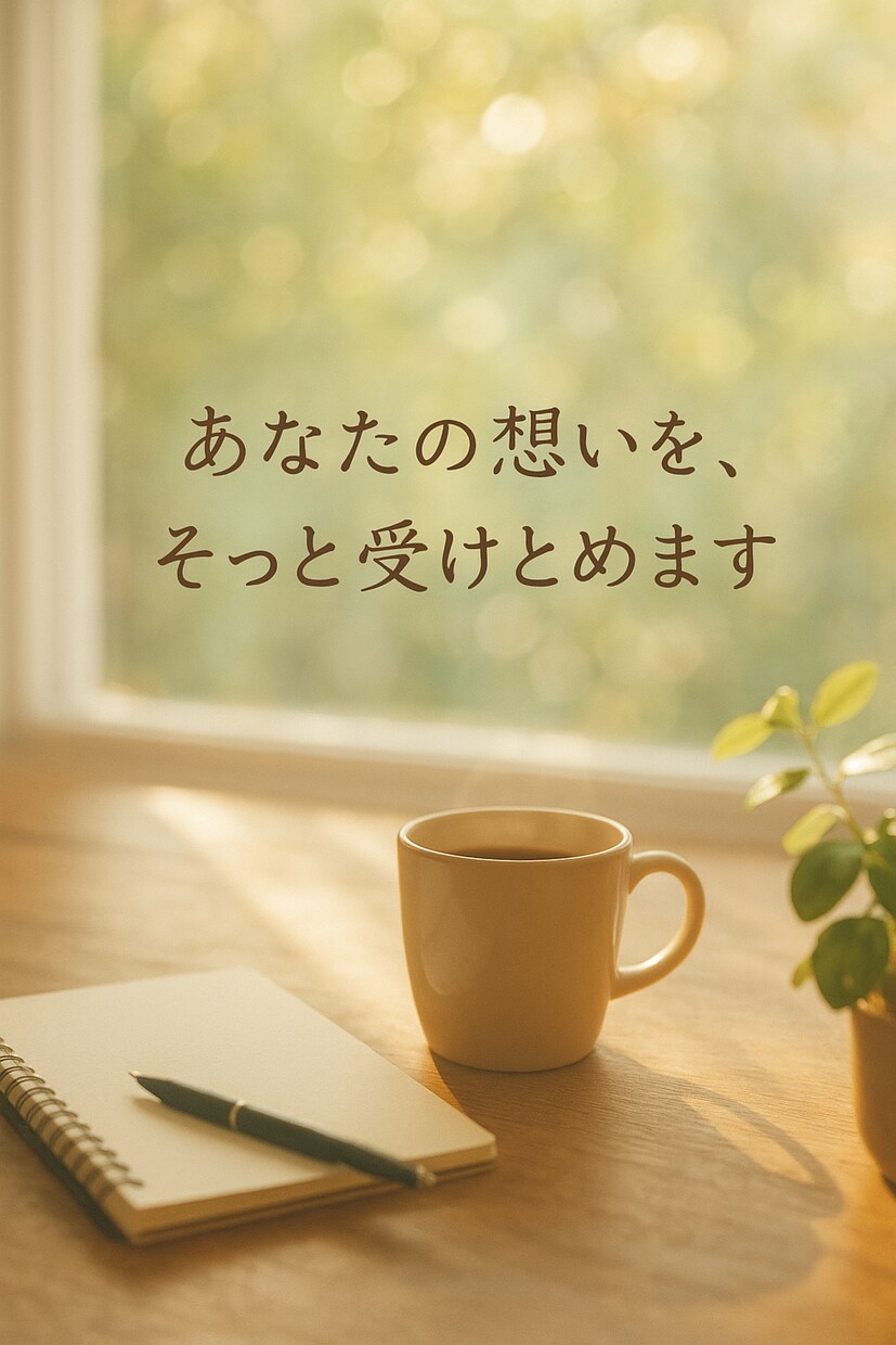 20年の福祉職×心療内科相談員が救います 苦しい思い、吐き出して下さい。あなたのペースで大丈夫。 イメージ1