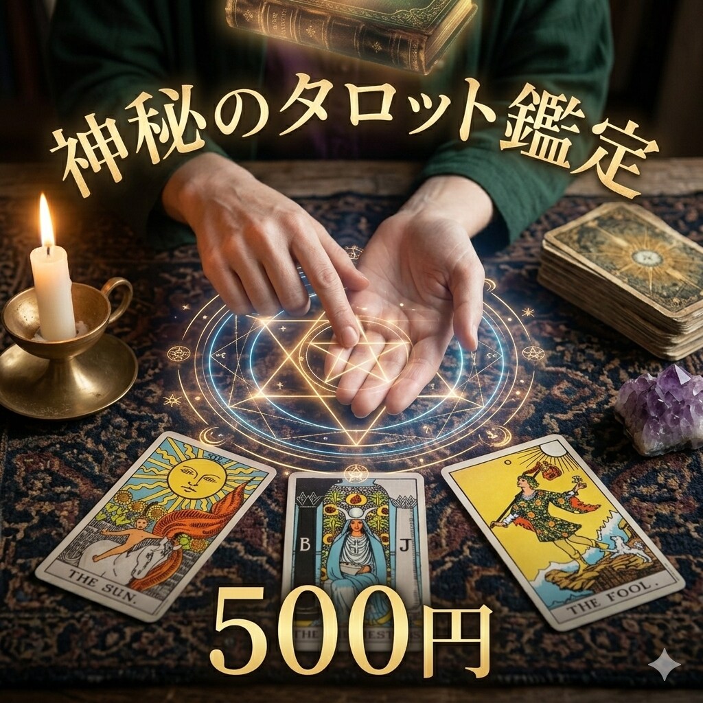 500円で未来へのヒントを丁寧に鑑定します こちらの価格は期間限定価格です イメージ1