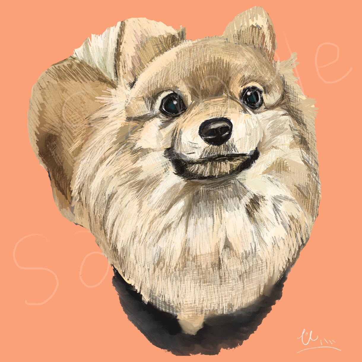 サクッとスケッチイラスト（デジタル）お描きします 描き込みすぎない！ざくざくスケッチ風イラスト！ イメージ2