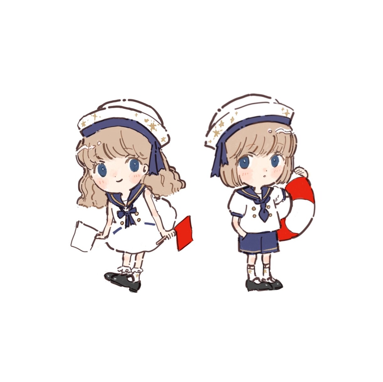 ふんわり可愛いテイストのイラスト描きます 現役美大生によるSNSのアイコンやイラストカット制作 イメージ5
