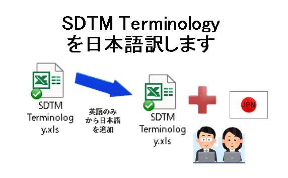 SDTM Terminologyを日本語訳します 大量な専門英語のデータを日本語訳に！ イメージ1