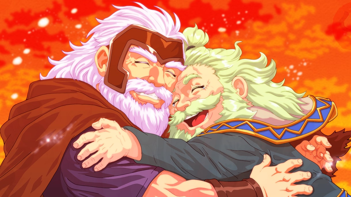 アニメ塗りで、おじさんお爺さんのキャラを作成します １枚絵や簡易的なアニメの作成を承ります イメージ4