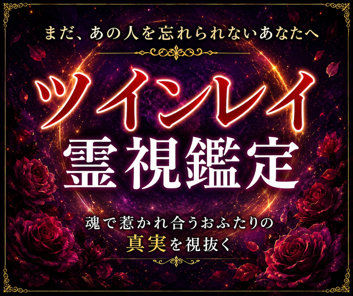 ツインレイ霊視｜彼との魂の繋がりと本音を視ます 彼は本当にツインレイ？魂の結びつき、彼の本音を読み解きます イメージ1