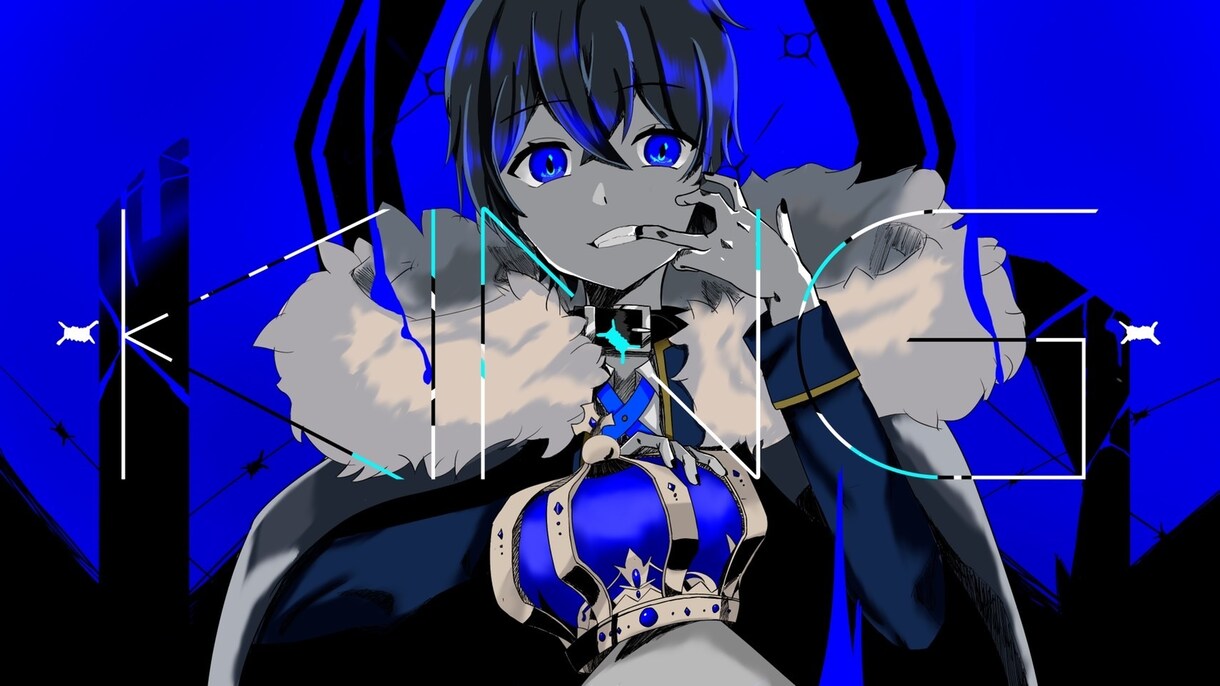 歌ってみた等のMV動画のイラスト作成します 歌ってみた、cover等のサムネやmvイラストに イメージ5