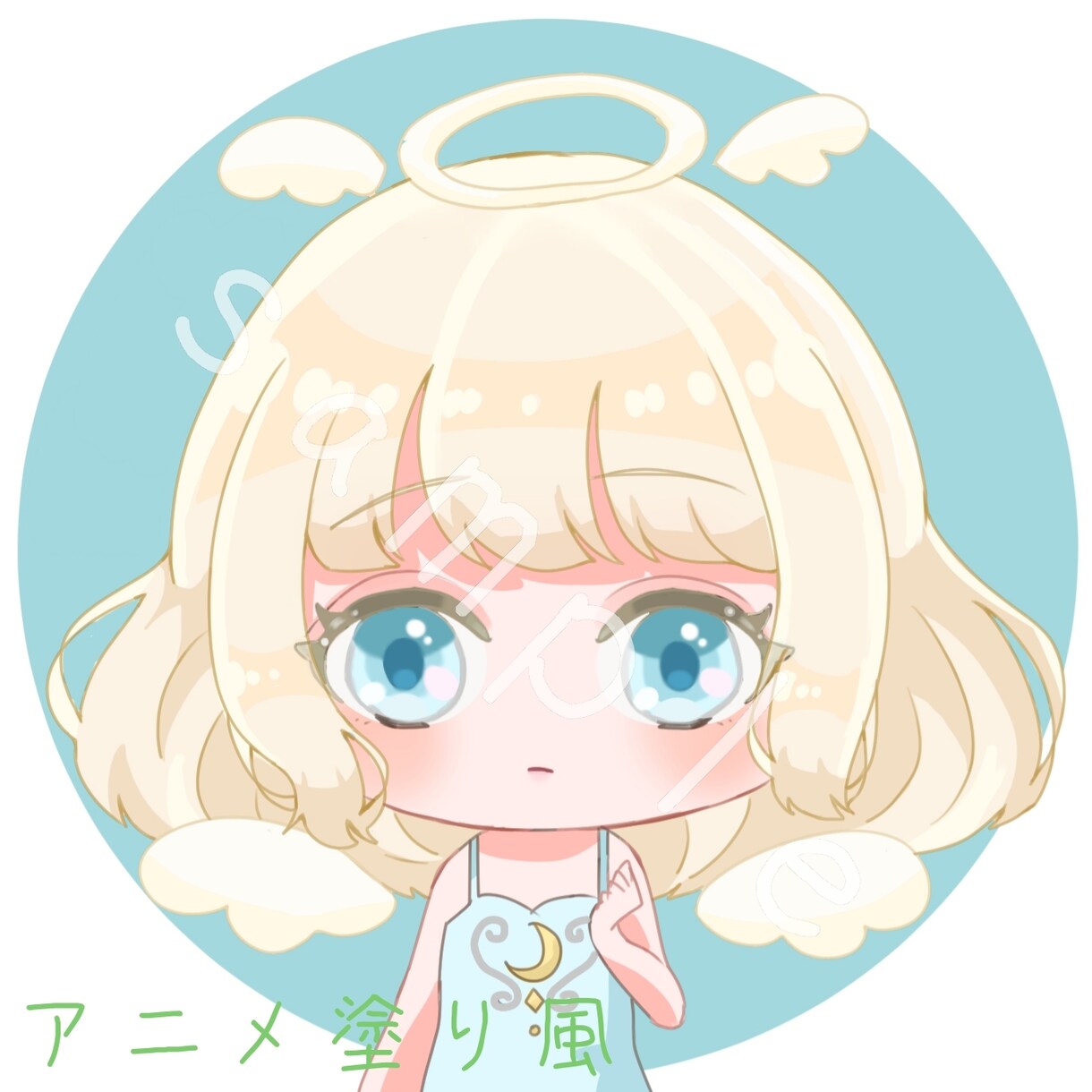 可愛いミニキャラ描きます アバター等も◎！可愛いミニキャラのアイコンをお描きします イメージ2