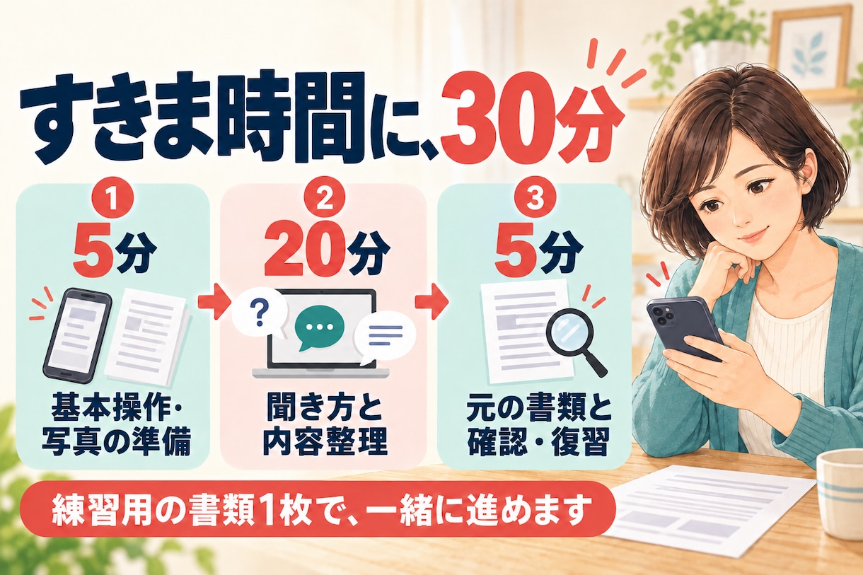 ChatGPTを使った書類の内容整理術を学びます 書類の確認が大変な主婦の方でも、書類を早く正確に理解できます イメージ3