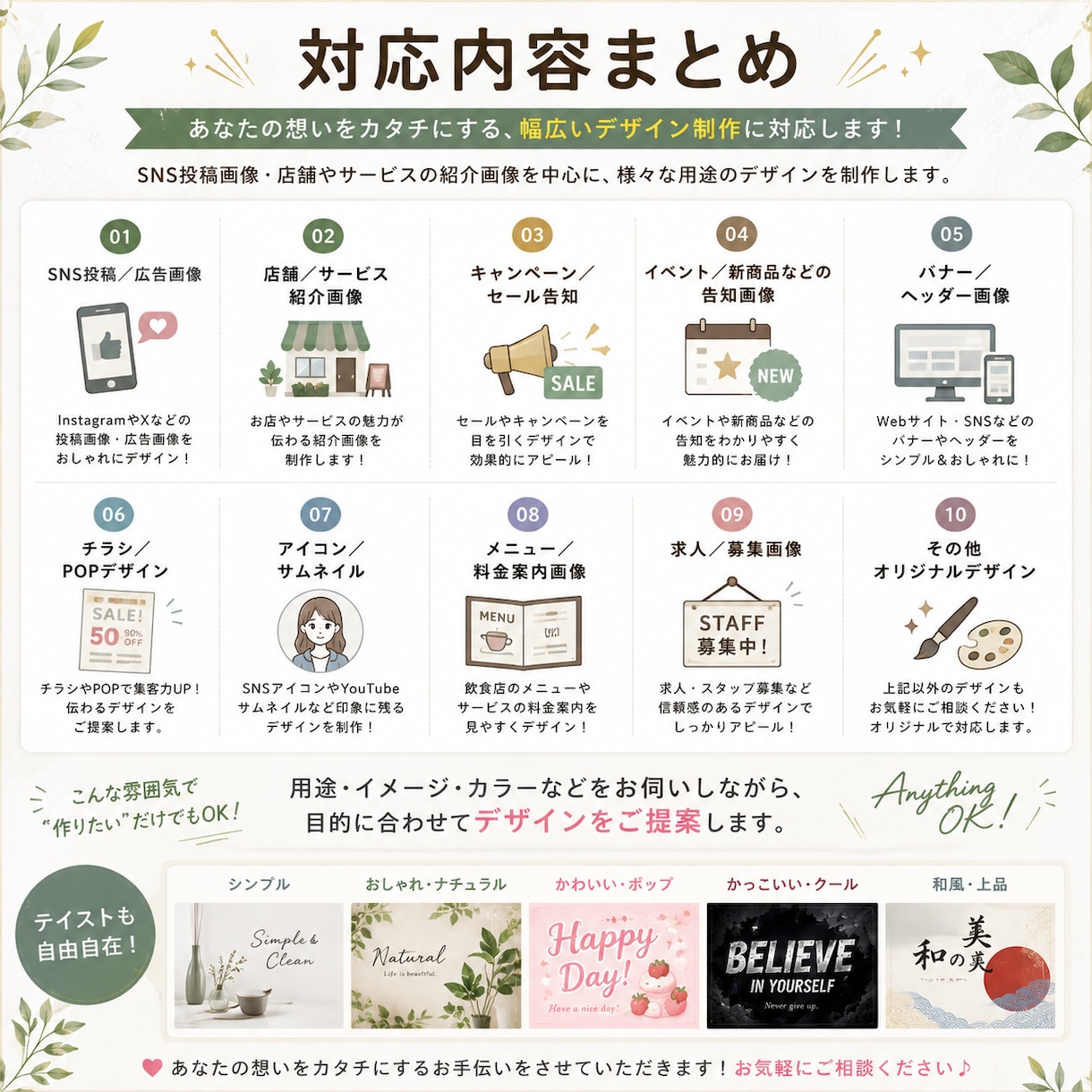 用途に合わせた画像デザイン制作します カッコいいも可愛いも、ご希望の雰囲気に仕上げます イメージ5