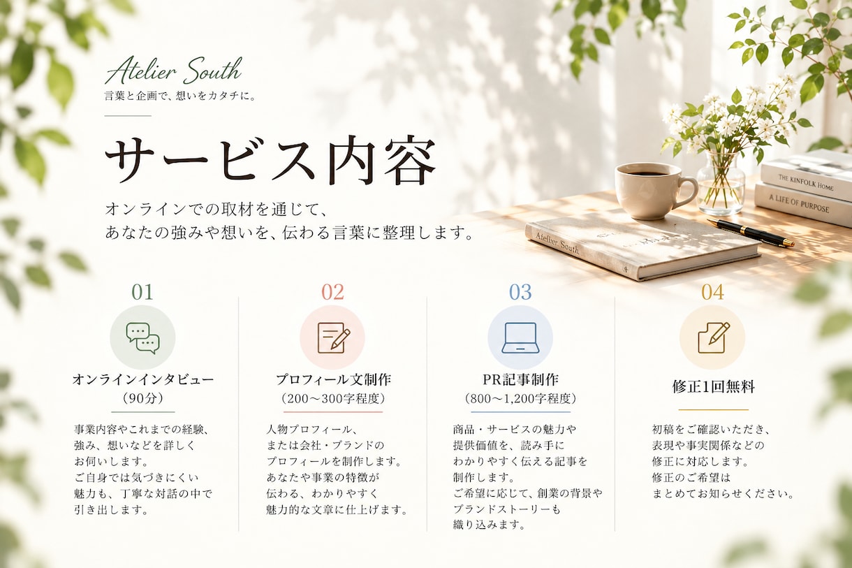 PR記事+ビジネスプロフィール制作いたします あなたの商品の強み・魅力を、市場に価値が伝わる言葉へ イメージ2
