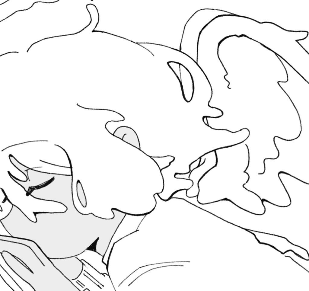 ゆらめく世界観のイラストを描きます シンプルで印象に残るジャケットにしてみませんか？ イメージ6