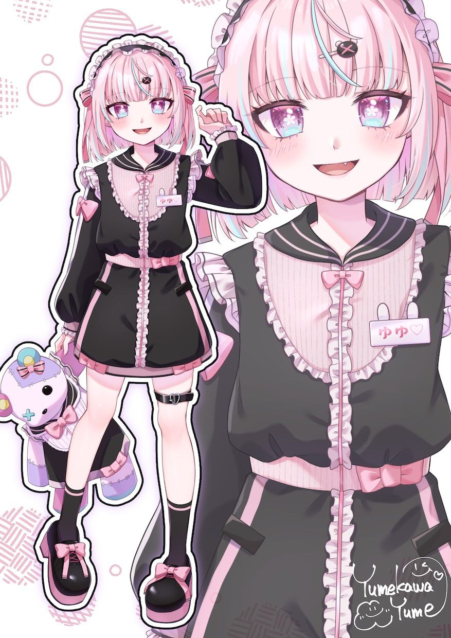 可愛いV制作！パーツ分け絵制作&三面図制作します 実績多数のイラストレーターがVデビューを徹底サポート！ イメージ5
