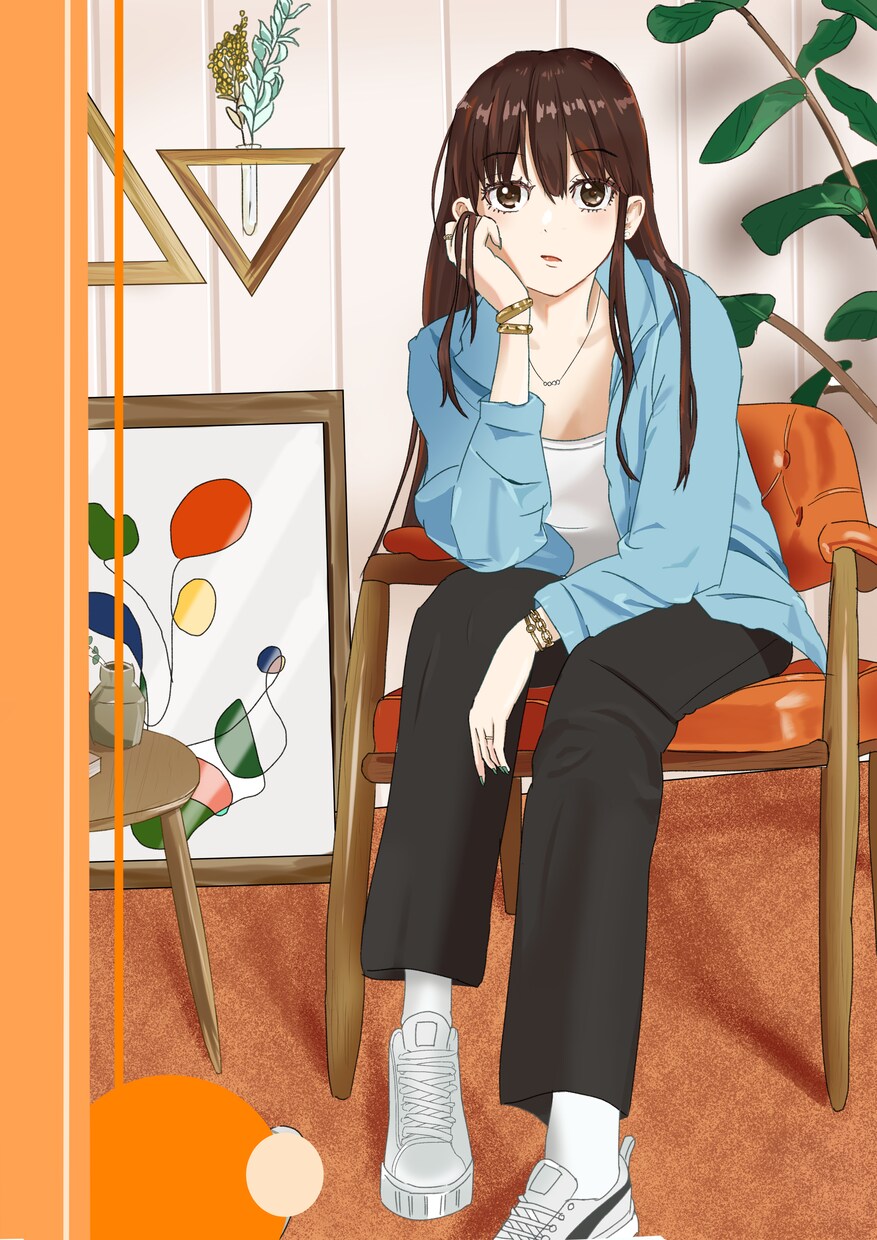 女性のイラスト・アイコンを描きます 【あなただけの１枚】可愛らしく仕上げます♪ イメージ4