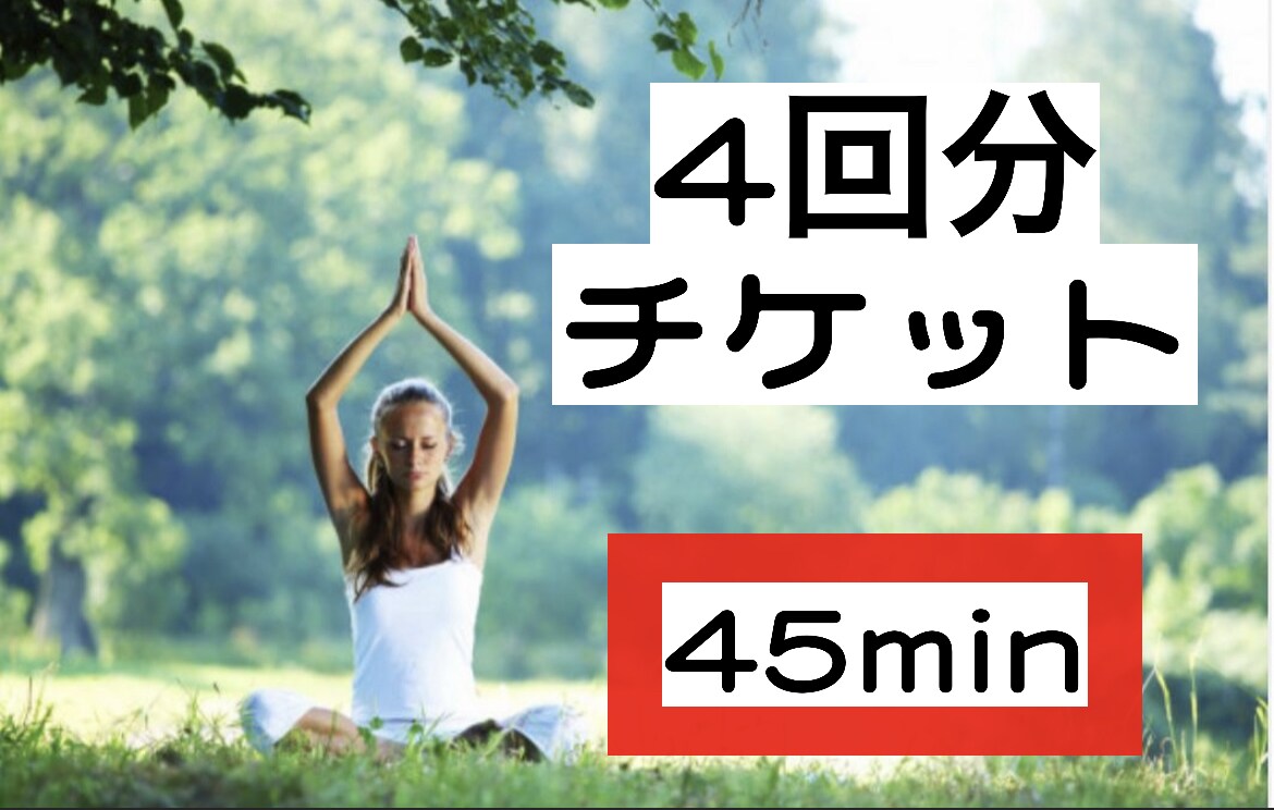 4回分チケット/オンラインレッスンします 運動不足・ストレス解消・柔軟性upしたい方にオススメです！ イメージ1