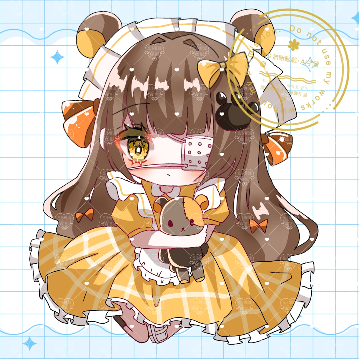 配信者様様向け！商用利用OKのミニキャラ描きます グッズにもオススメ！パッと目を惹くイラストを制作します！ イメージ10