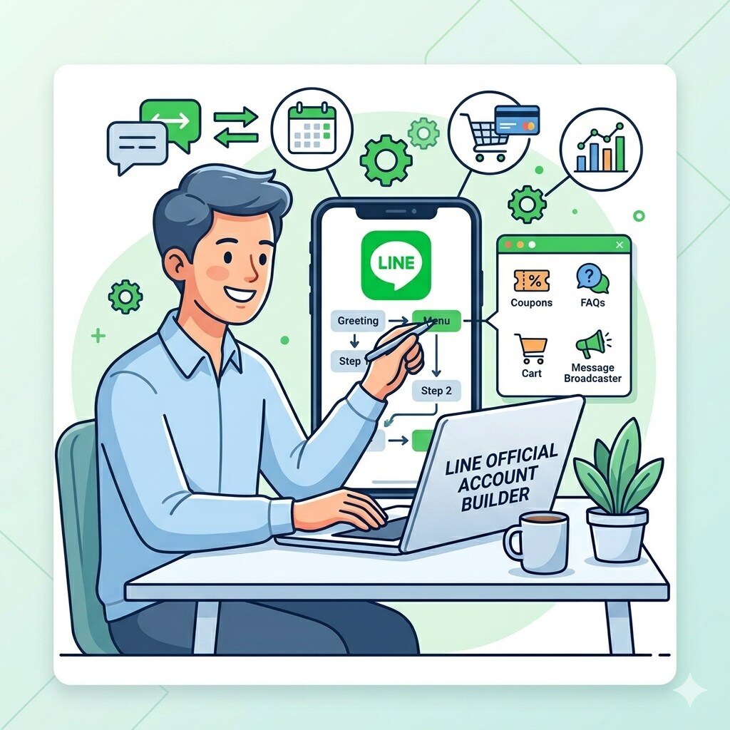 モニター募集｜LINE予約の導線を整えます エンジニア目線で予約導線を設計します イメージ1