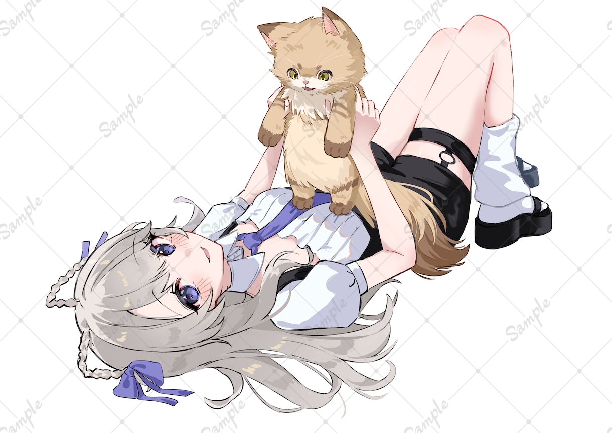 見栄えの良いカラーラフを描きます アイコン・ヘッダー・サムネ等に使いやすい！ イメージ4