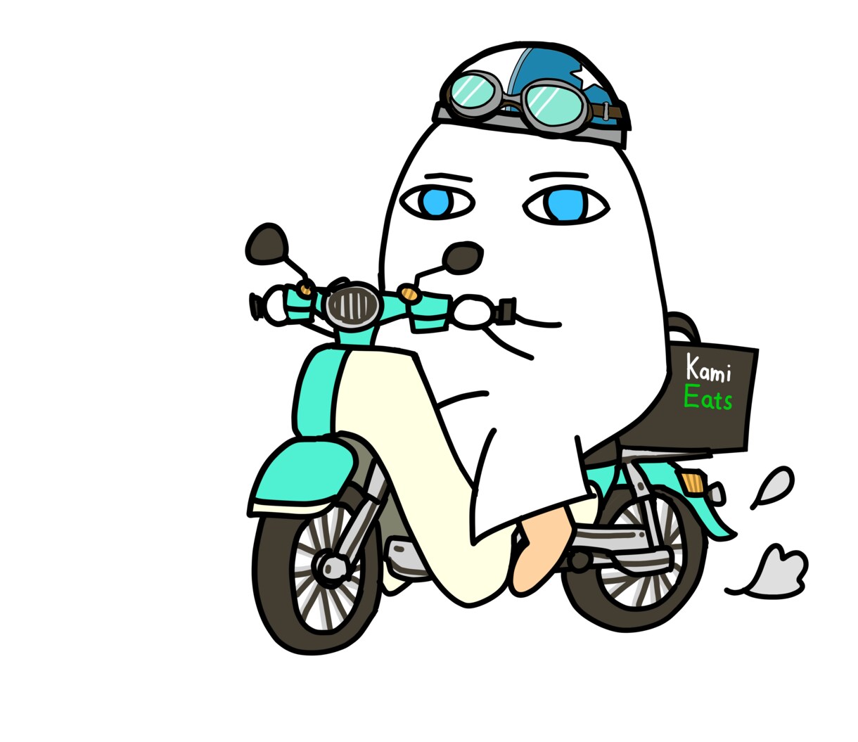 ポップでかわいい個性的なイラストを描きます 人物、動物、キャラクターのポップでかわいいイラスト描きます イメージ1