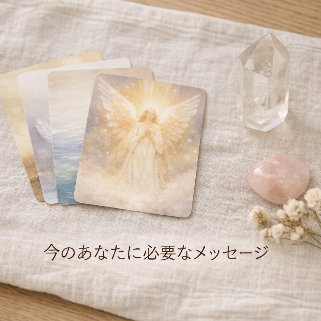 今のあなたに必要なメッセージをお伝えします 心に寄り添うメッセージをカードから受け取ります。 イメージ1