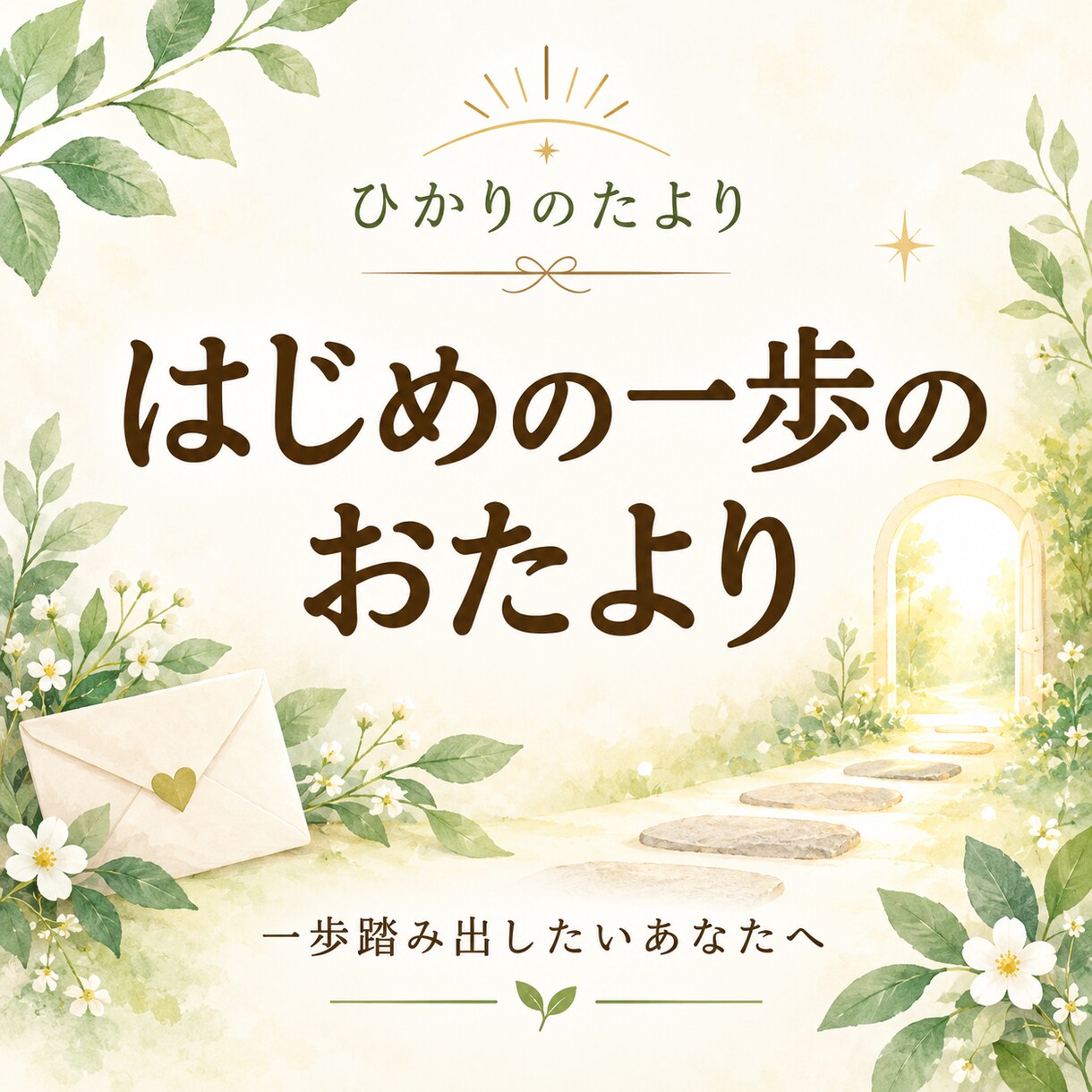 メール鑑定　はじめの一歩のおたよりを届けます 一歩踏み出したいあなたへカードからメッセージを届けます イメージ1