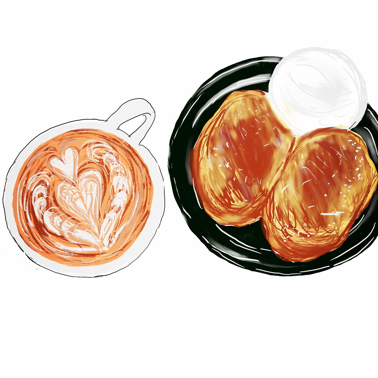 用途は自由！食べ物等のポップなイラストを描きます 広告や書籍等の挿絵を必要としている方へ イメージ1