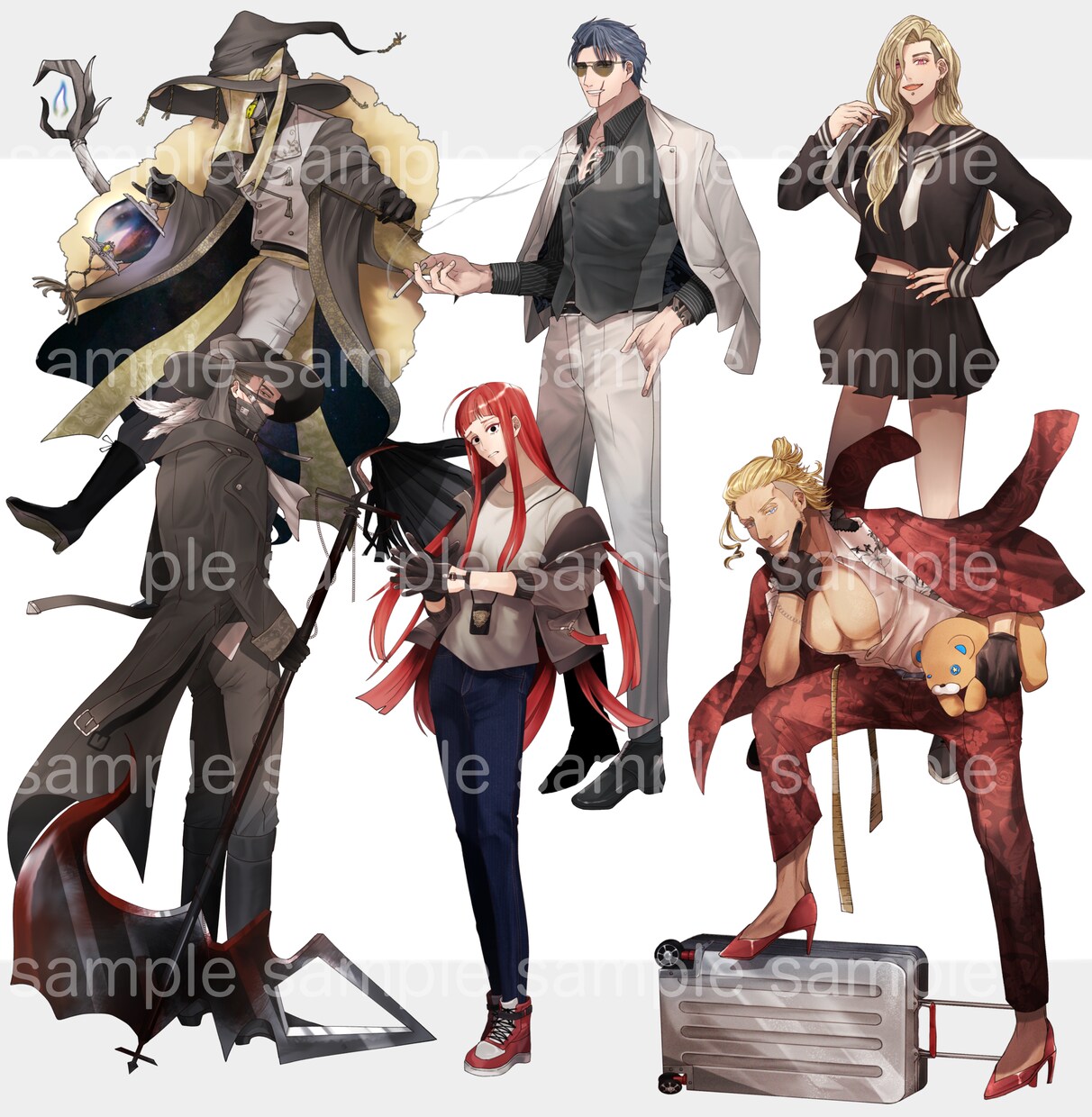 立ち絵描きます TRPG、配信、ゲーム等利用できる立ち絵を作成致します。 イメージ2