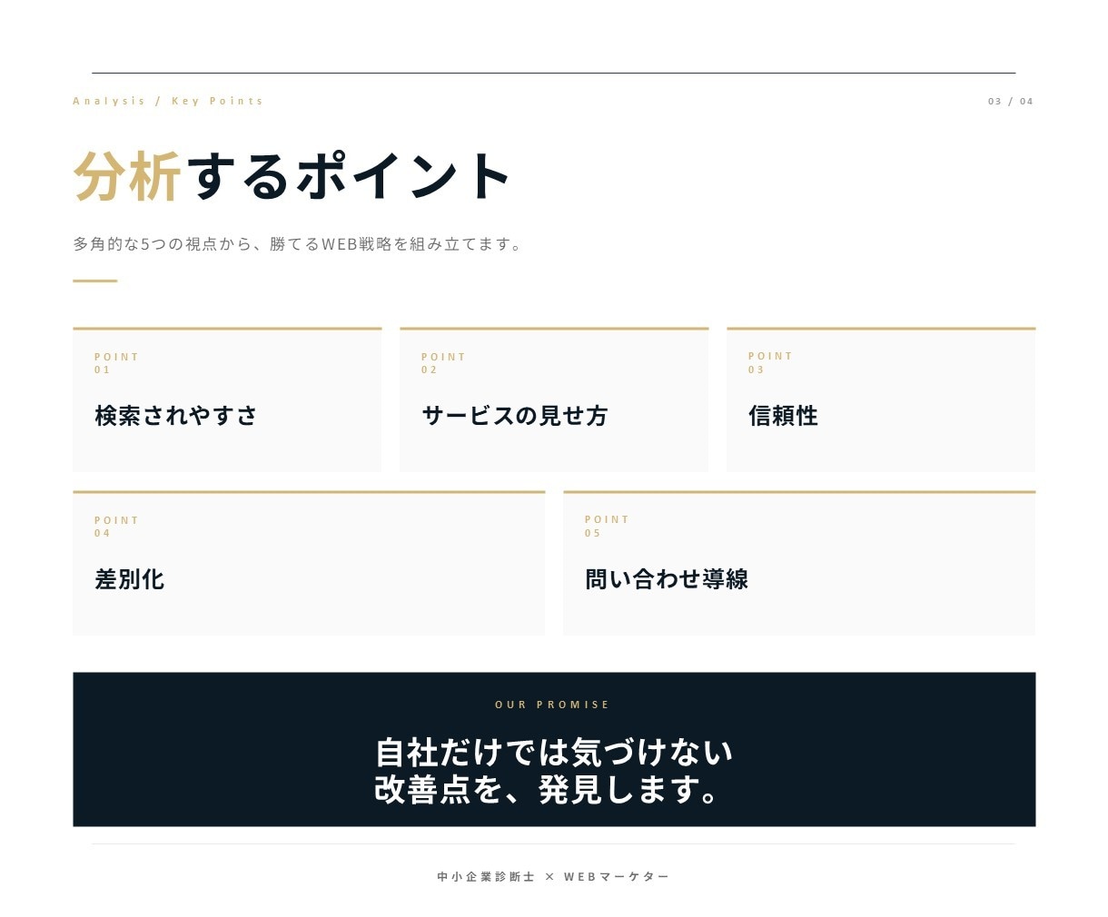 競合と比較してHPの改善点を分析します あなたのHPを競合HPと比較して改善点を分析します イメージ4